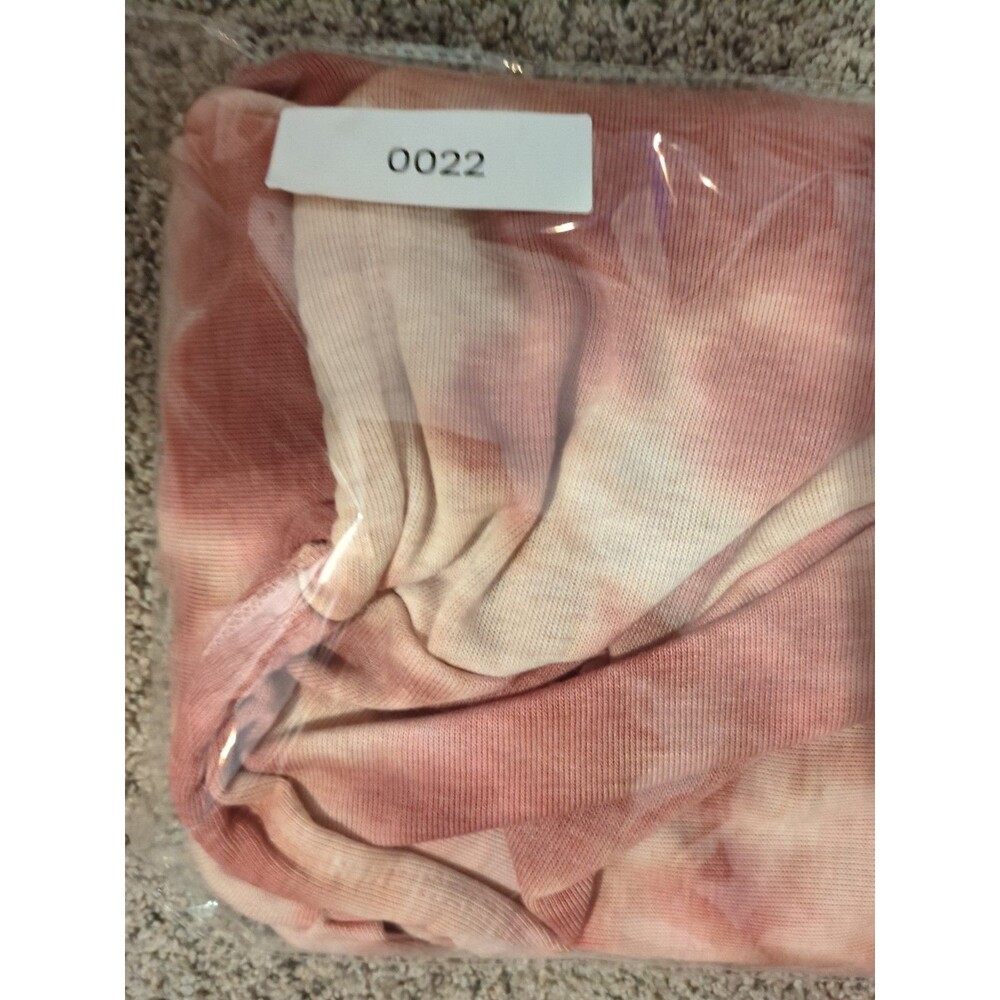 Phil Love Pink SZ M Tie-Dye Drop Shoulder Sweatshirt Comfy Oversized Boho Lounge - Picture 13 of 14